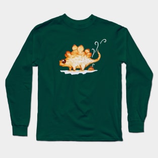 Cute smelly dinosaur Long Sleeve T-Shirt